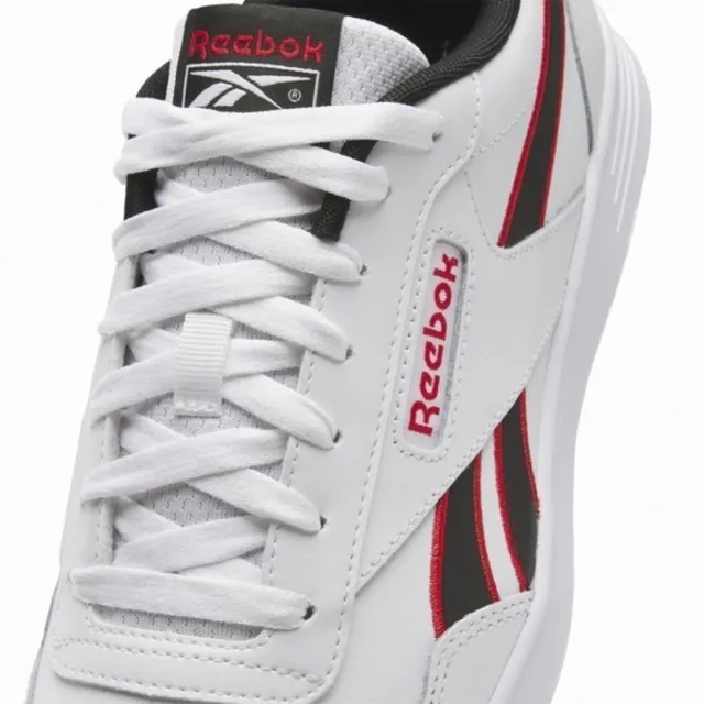 【REEBOK】Court Advance 男 休閒鞋 經典 網球鞋 皮革 緩震 穿搭 白紅(100202579)