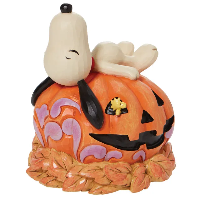 【Enesco】精品家飾 SNOOPY 史努比萬聖南瓜塑像居家擺飾