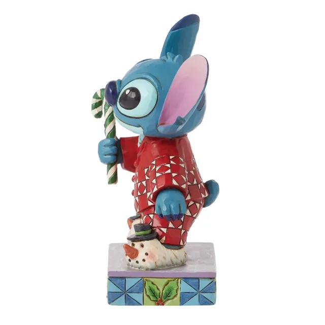 【Enesco】精品家飾 Disney 迪士尼 星際寶貝 史迪奇聖誕節塑像居家擺飾