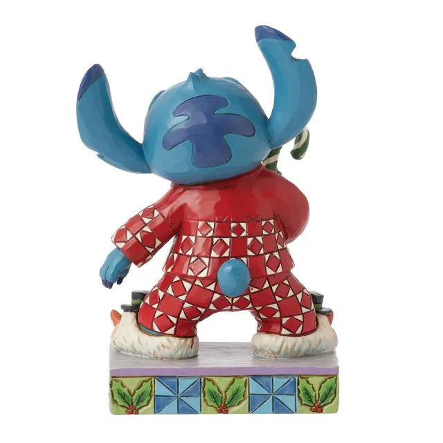 【Enesco】精品家飾 Disney 迪士尼 星際寶貝 史迪奇聖誕節塑像居家擺飾