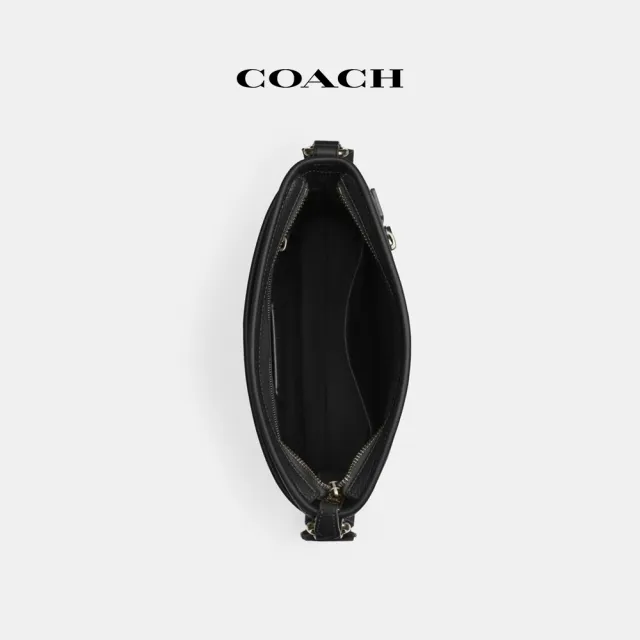 【COACH蔻馳官方直營】纖巧型郵差包-QB/黑色(CT833)