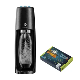 【Sodastream-檸檬大叔限定組】電動式氣泡水機Spirit One Touch(加碼送檸檬大叔禮盒組)