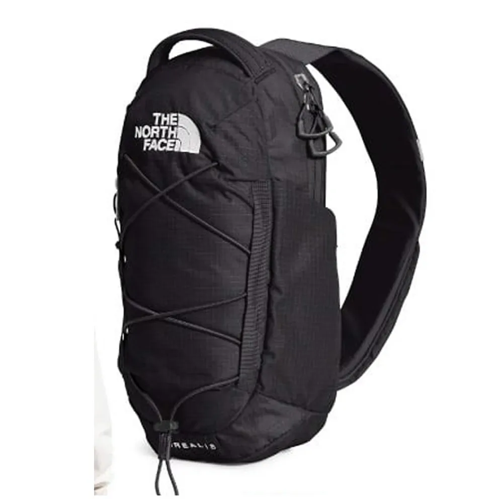 【The North Face】Borealis Sling 輕便小巧休閒斜背包6L.胸包.平板電腦背包(52UP-53R 時尚黑 N)