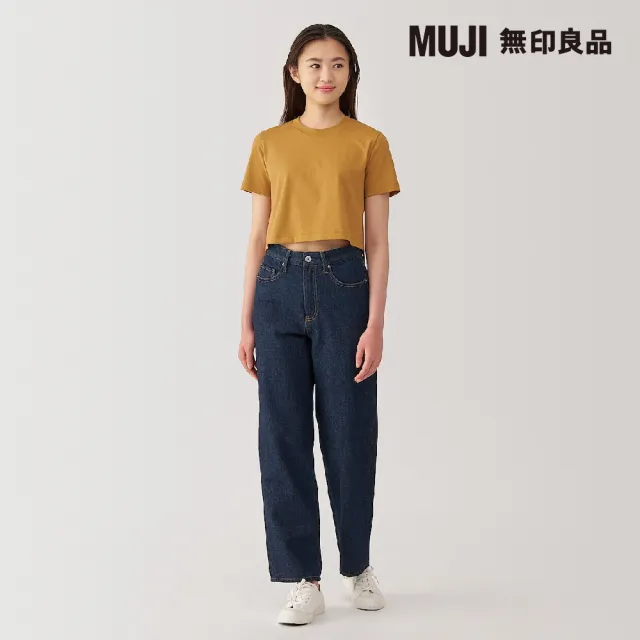【MUJI 無印良品】女涼感短版短袖T恤(共4色)