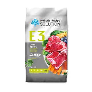 【耐吉斯】E3活力羊肉餐成犬配方-大顆粒22LB(成犬/羊肉)