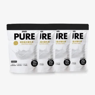 【Spark Protein】Pure 極 - 低脂分離乳清 500g*4袋裝(無附湯匙)