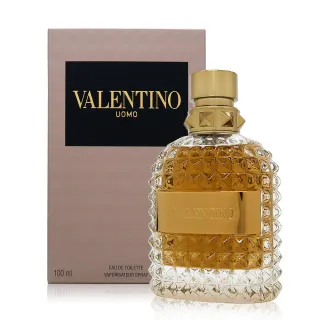 【VALENTINO 范倫鐵諾】Uomo 同名男香淡香水 EDT 100ml(平行輸入)
