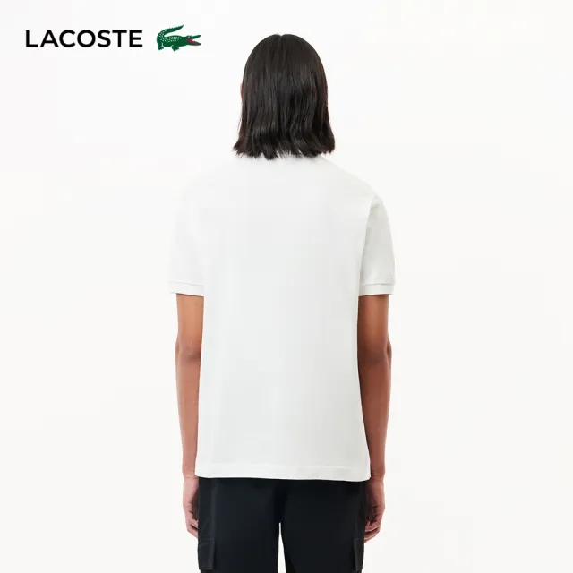 【LACOSTE】男裝-經典L1212短袖Polo衫(白色)