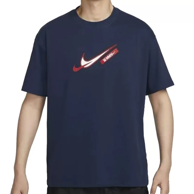 NIKE 耐吉 AS LBJ M NK TEE M90 2 深藍色 上衣 男款 短袖 運動(FZ8076-410 ∞)