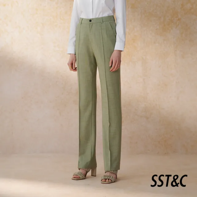 【SST&C】女裝 淺綠色合身版西裝褲7262405005(換季65折)