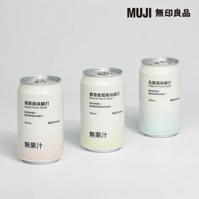 【MUJI 無印良品】麝香葡萄風味蘇打