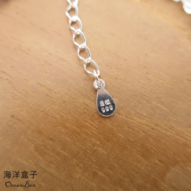 【海洋盒子】時尚簡約鳳尾扣頭S925純銀手鍊(女用手鍊)