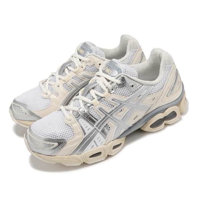 asics 亞瑟士 休閒鞋 GEL-Nimbus 9 男鞋 女鞋 銀 米白 緩衝 復古 Y2K 千禧跑鞋 亞瑟士(1201A424106)