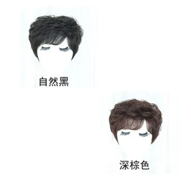 【巴黎精品】現貨+預購 女短假髮整頂真髮透氣假髮片輕量隱形增髮整頂假髮(紋理燙捲髮遞針頂心2色a1ej6)