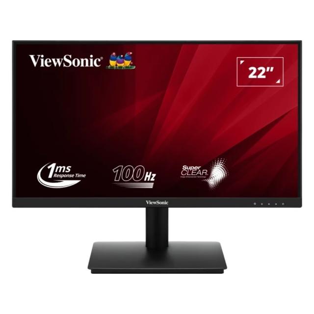  ViewSonic 優派 VA220-H 22吋 VA 面板顯示器，採用 1920x1080 解析度與 4000:1 高對比，提供清晰細膩影像。100Hz 重新整理率與 1ms 反應時間，適合追劇、辦公與學生使用。內建抗藍光與零閃屏護眼技術，178° 廣視角，窄邊框設計提升視覺體驗。支援 HDMI 與 VGA 輸入，VESA 壁掛相容，三年保固，CP 值高輕巧僅 2.5kg，是健康護眼與 OA 辦公首選。 