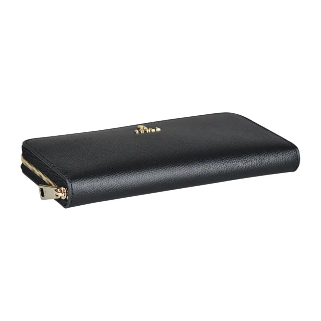 【FURLA 芙拉】FURLA CAMELIA字母LOGO拉鍊8卡牛皮長夾(黑)