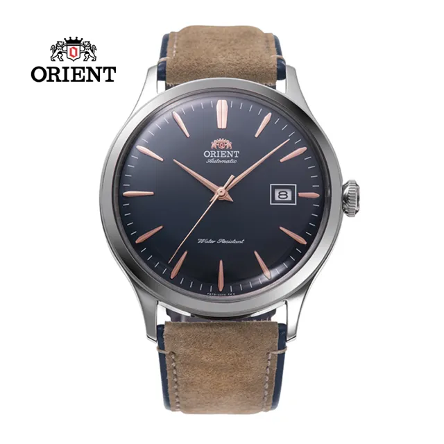 【ORIENT 東方錶】ORIENT 東方錶 DATEⅡ機械錶 皮帶款  藍色 - 42.0mm(RA-AC0P02L)