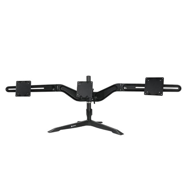 ErgoGrade EGTS743Q ErgoGrade EGTS743Q 立架式顯示器支架專為24型螢幕設計,輕量化結構支援0-5kg及6-10kg負重範圍,黑色時尚外觀。臺灣製造產品享5年保固,並投保和泰責任險達2千萬元,提供穩定支撐與長效耐用,適合辦公與居家使用,提升桌面空間效率。