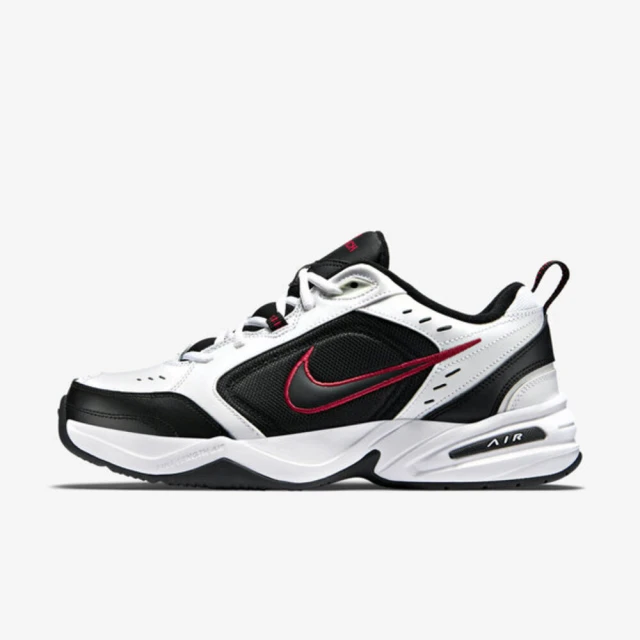 NIKE 耐吉 Air Monarch IV 男 休閒鞋 運動 復古 老爹鞋 緩震 厚底 白黑紅(415445-101)