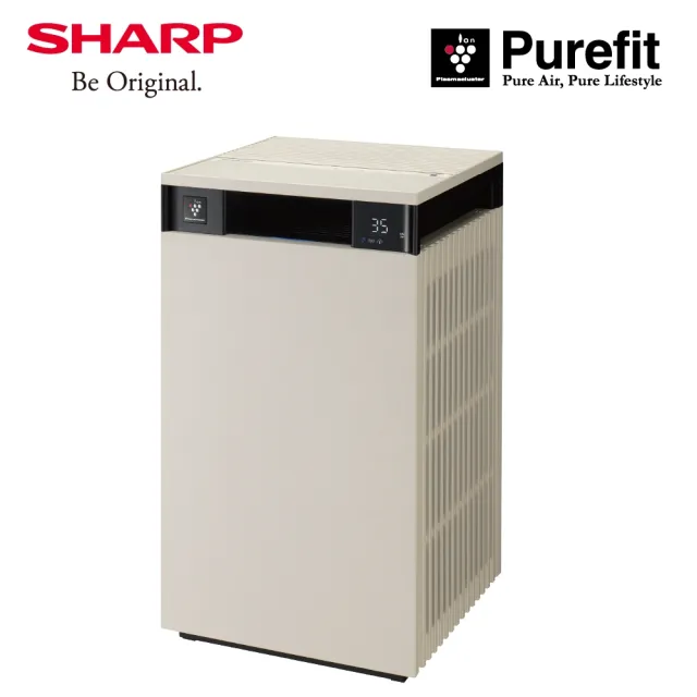 【SHARP 夏普】27坪Purefit PCI自動除菌  空氣清淨機 奶油白(FP-S90T-W)