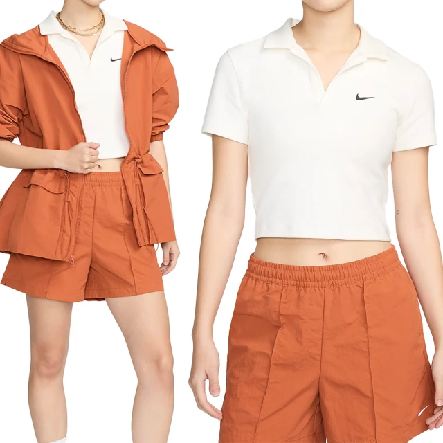 NIKE 耐吉 NSW ESSNTL SS Polo CRP TO 女款 藍色 運動 休閒 短袖 DV7885-478