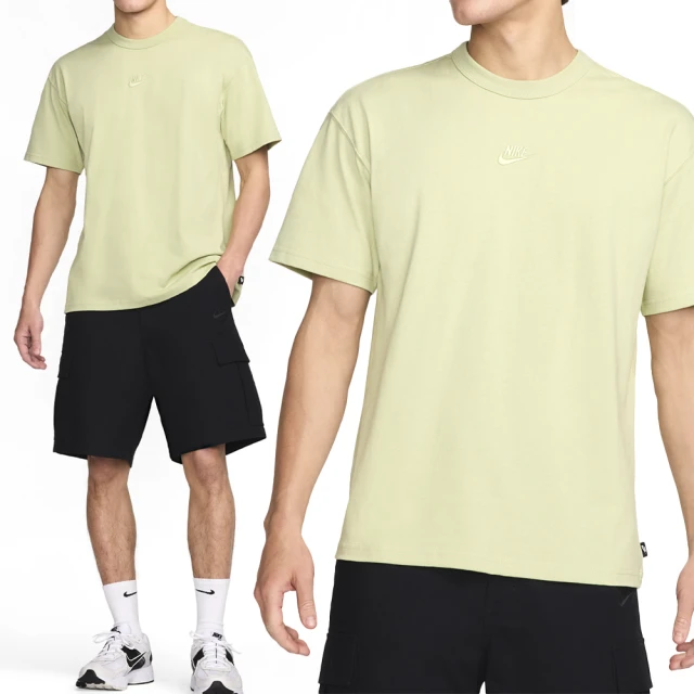 NIKE 耐吉 AS M NSW PREM ESSNTL SUST Tee 男款 綠色 圓領 上衣 運動 短袖 DO7393-371