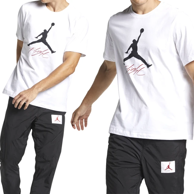 NIKE 耐吉 Jumpman Flight HBR Tee 男款 白色 上衣 運動 AJ 喬丹 短袖 AO0665-100