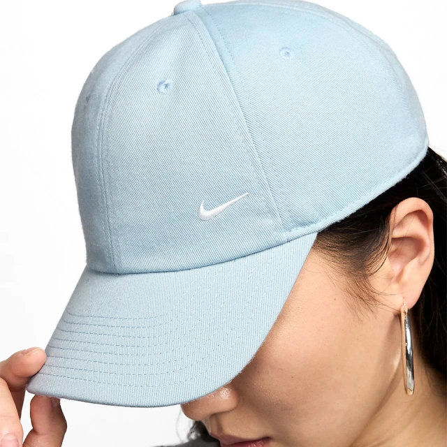 NIKE 耐吉 Club Unstructured Cap 藍白色 可調 刺繡 棒球帽 FZ5698-440