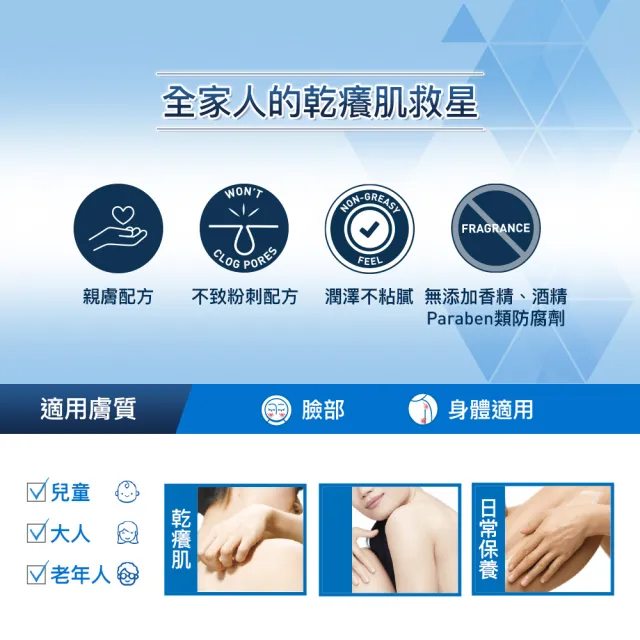 【CeraVe 適樂膚】家庭囤貨組★長效潤澤修護霜340g 年度限定組_.(臉部身體乳霜)