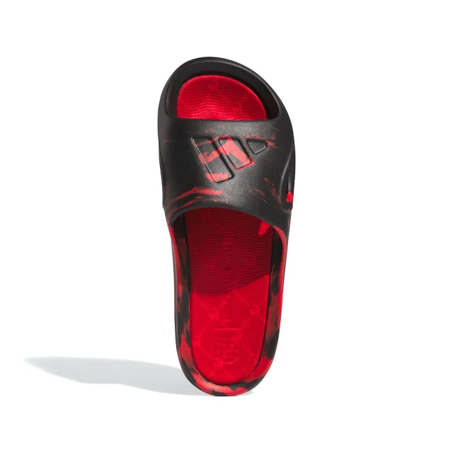 adidas 愛迪達 Adicane Slide 男鞋 女鞋 黑紅色 中性 一體成形 耐穿 運動 游泳 拖鞋 JH6548