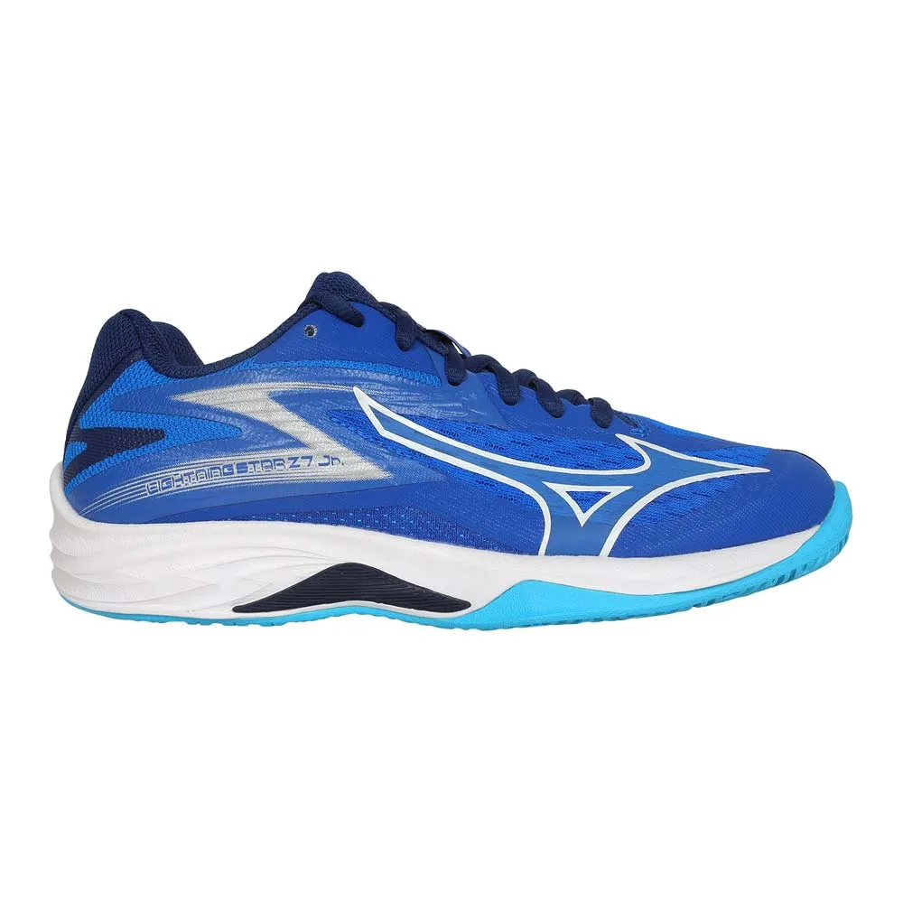 【MIZUNO 美津濃】20-24CM_LIGHTNING STAR Z7 J.R 男童排球鞋-訓練(V1GD230301)