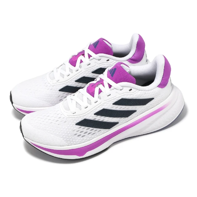 adidas 愛迪達 慢跑鞋 Response Super W 女鞋 白 紫 緩衝 輕量 運動鞋 愛迪達(JI4302)