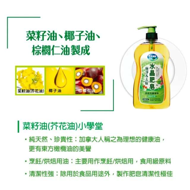 【南僑水晶】極淨去味水晶肥皂食器洗滌液補充包箱購800mlX8包(洗碗精/天然/環保/綠活/洗潔劑/無添加)