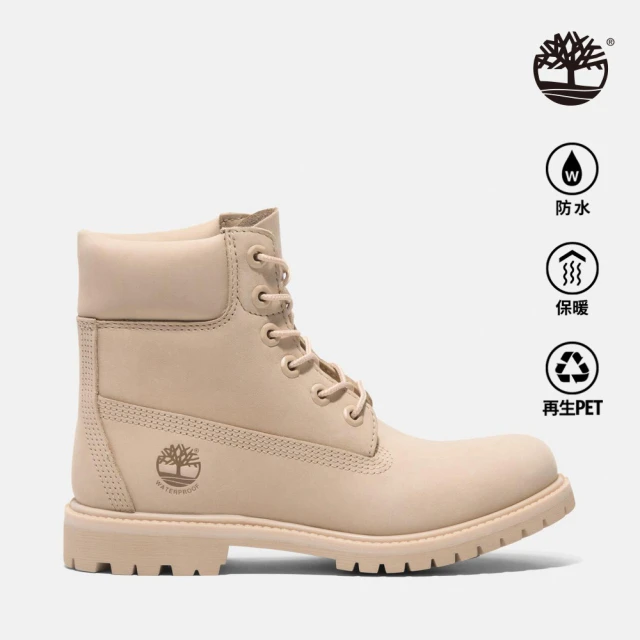 Timberland 女款淺米色Timberland R Premium防水6吋靴(A2HR8EN7)