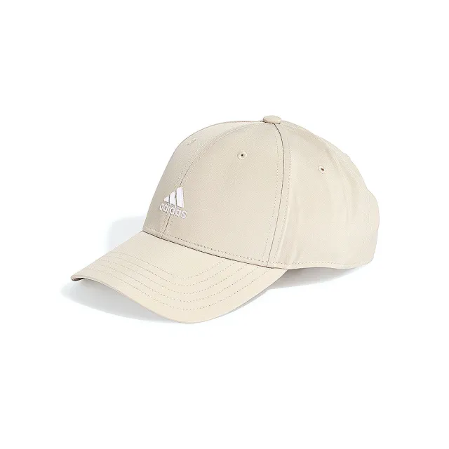 【adidas 愛迪達】Small Logo Cap 米色 中性 休閒 運動 帽子 鴨舌帽 棒球帽 IY8785