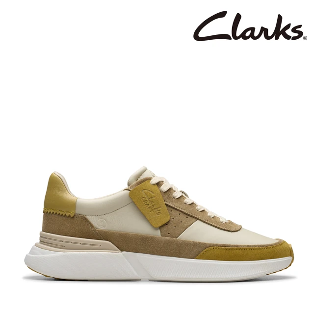 Clarks 男鞋 Craft Pace 輕盈如雲復古跑鞋 休閒鞋 運動鞋(CLM78500C)