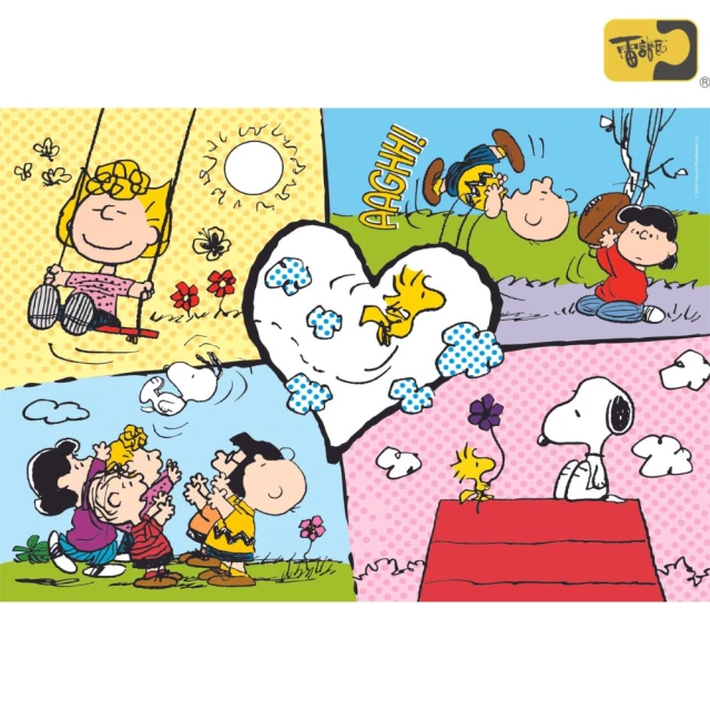 雷諾瓦 心跳/四格/Peanuts/史努比/500片/Clementoni