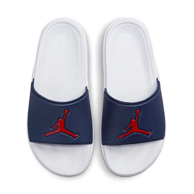 NIKE 耐吉 JORDAN JUMPMAN SLIDE 拖鞋 男 運動 AJ 喬丹 藍白(FQ1598-402 ∞)