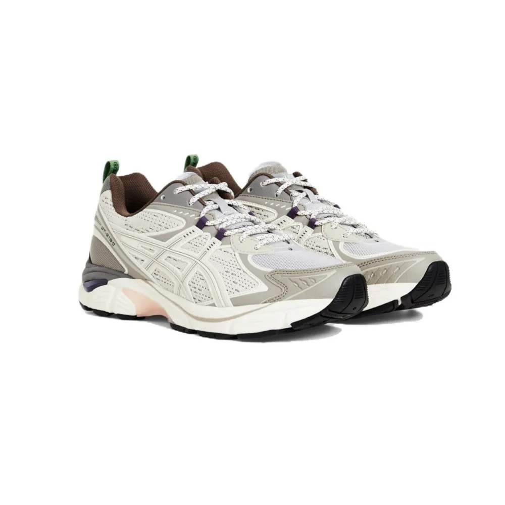 【asics 亞瑟士】Wood Wood x Asics GT-2160 奶油燕麥 1203A426-100(男鞋 休閒鞋 運動鞋 跑鞋)