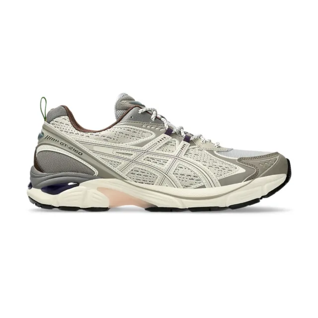 【asics 亞瑟士】Wood Wood x Asics GT-2160 奶油燕麥 1203A426-100(男鞋 休閒鞋 運動鞋 跑鞋)