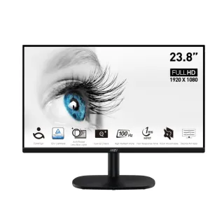 【MSI 微星】加購品 微星 PRO MP245V 24型 VA 100Hz 美型護眼螢幕(TUV護眼/1ms)