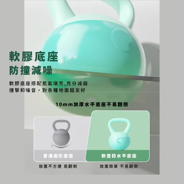 居家軟式壺鈴2KG(女生 啞鈴 提壺 翹臀 深蹲 力量訓練 居家運動 健身器材)