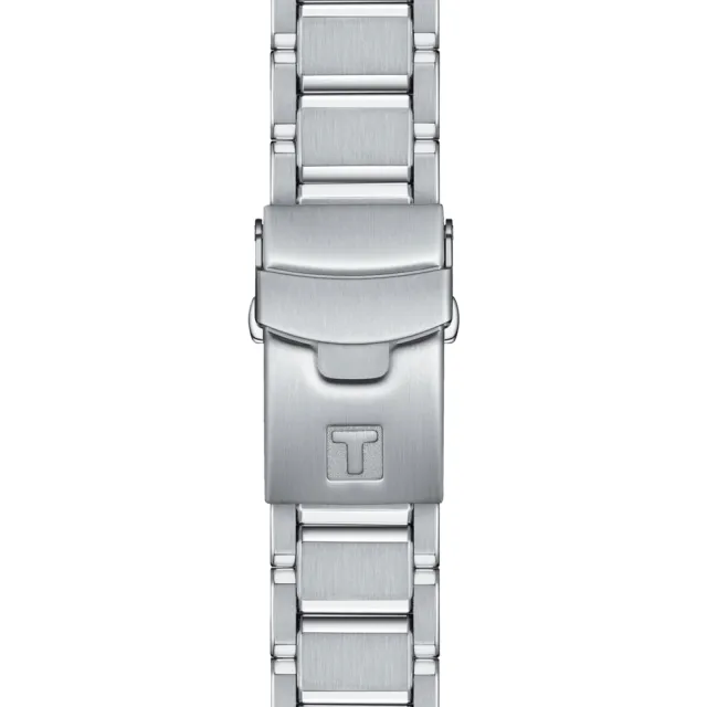 【TISSOT 天梭 官方授權】T-RACE 三眼競速計時石英腕錶 禮物推薦 送禮首選(T1414171103100)