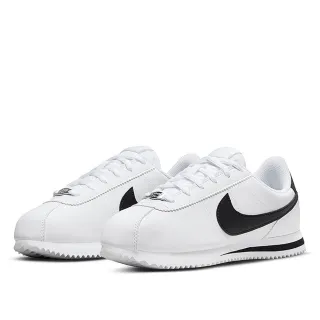 【NIKE 耐吉】休閒鞋 女鞋 大童 運動鞋 阿甘鞋 CORTEZ BASIC SL GS 白黑 904764-102