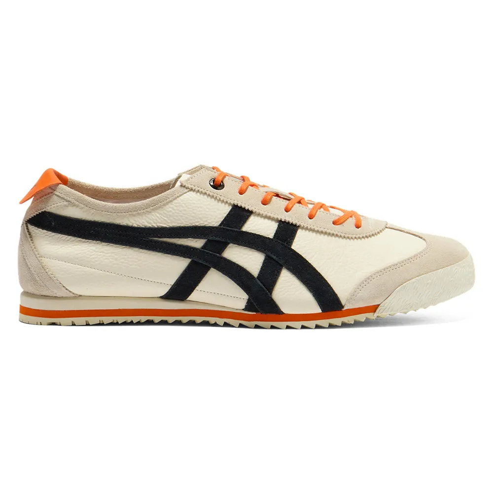 Onitsuka Tiger】Onitsuka Tiger鬼塚虎-灰底黑橘配色麂皮虎爪紋