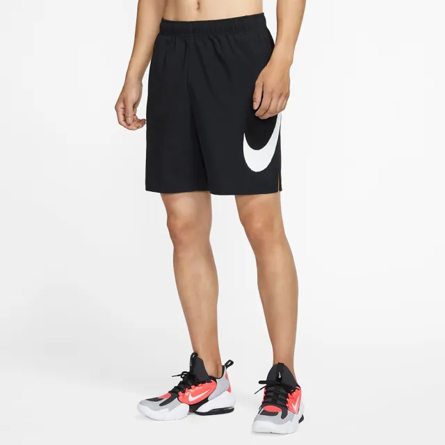 【NIKE 耐吉】短褲 男款 運動褲 訓練 AS M NK FLX WVN 3.0 HBR SWOOSH 黑 CZ6371-010