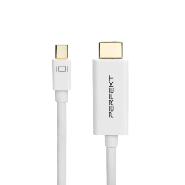 【PERFEKT】Mini DisplayPort 轉 HDMI 2.0 線/2米