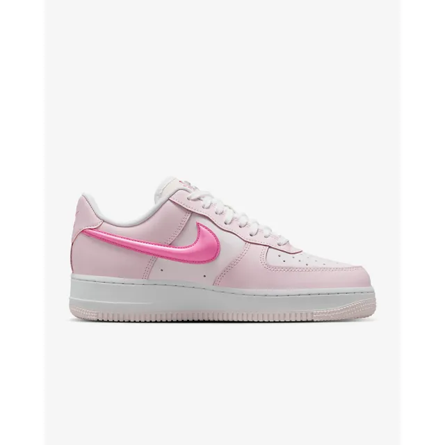 【NIKE 耐吉】運動鞋 休閒鞋 女鞋 男鞋 W AIR FORCE 1 07 LX Pearl Pink Paw Print 粉紅 貓掌(HM3696661)