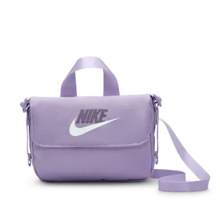 【NIKE 耐吉】包包 側背包 魔鬼氈 小包 女 童 男 Y NK CROSSBODY- MTRL 紫色(FQ5815515)