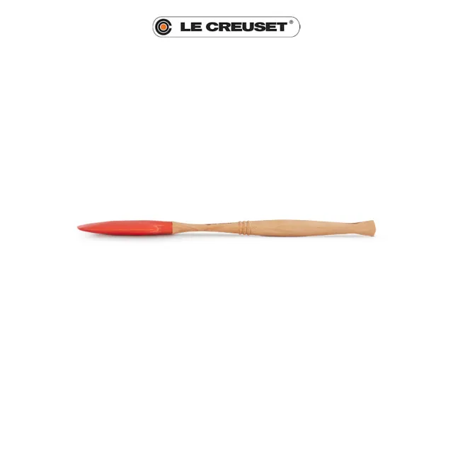 【Le Creuset】耐熱矽膠V中鏟(火焰橘)